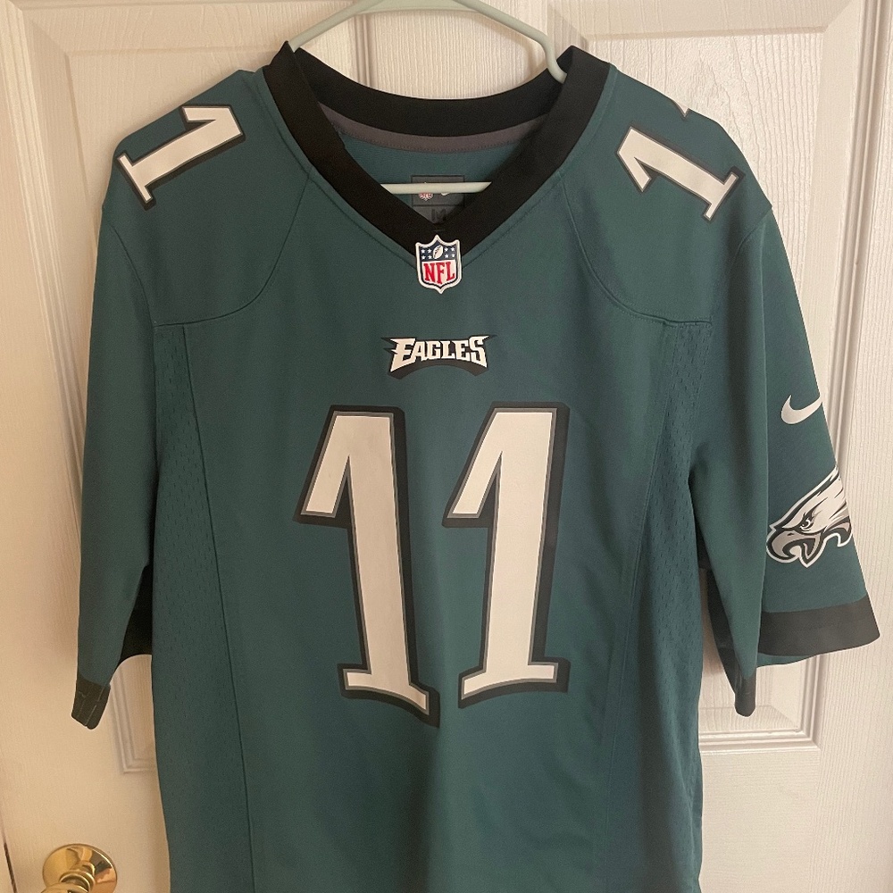 Nike Carson Wentz Philadelphia Eagles Jersey Green Size M